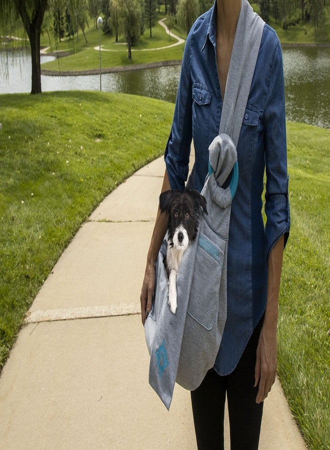 Sherpa Sling Hands-Free Wearable Pet Carrier - Gray, One Size - Image 5